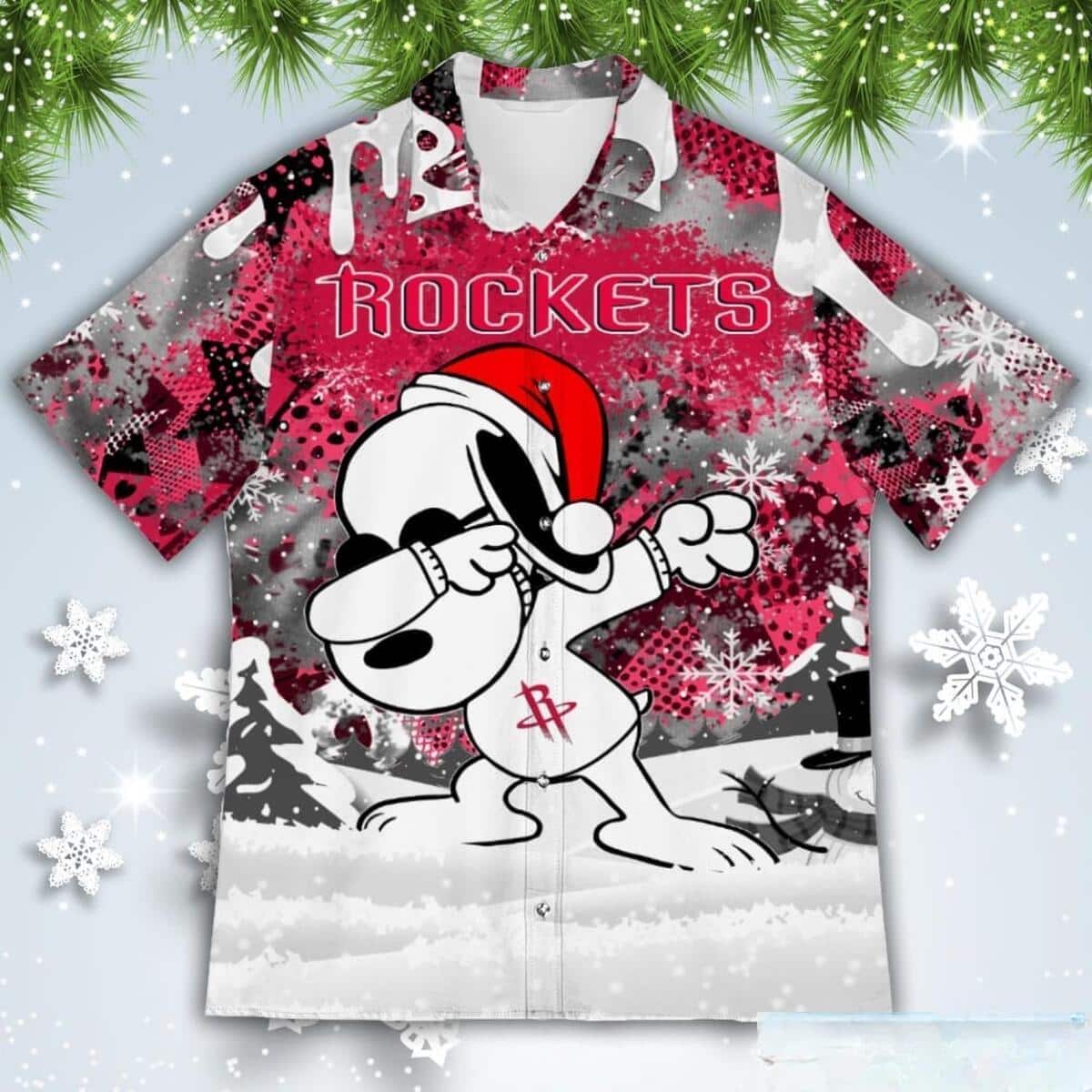 Funny Snoopy Houston Rockets Hawaiian Shirt Funny Snoopy Houston Rockets Hawaiian Shirt