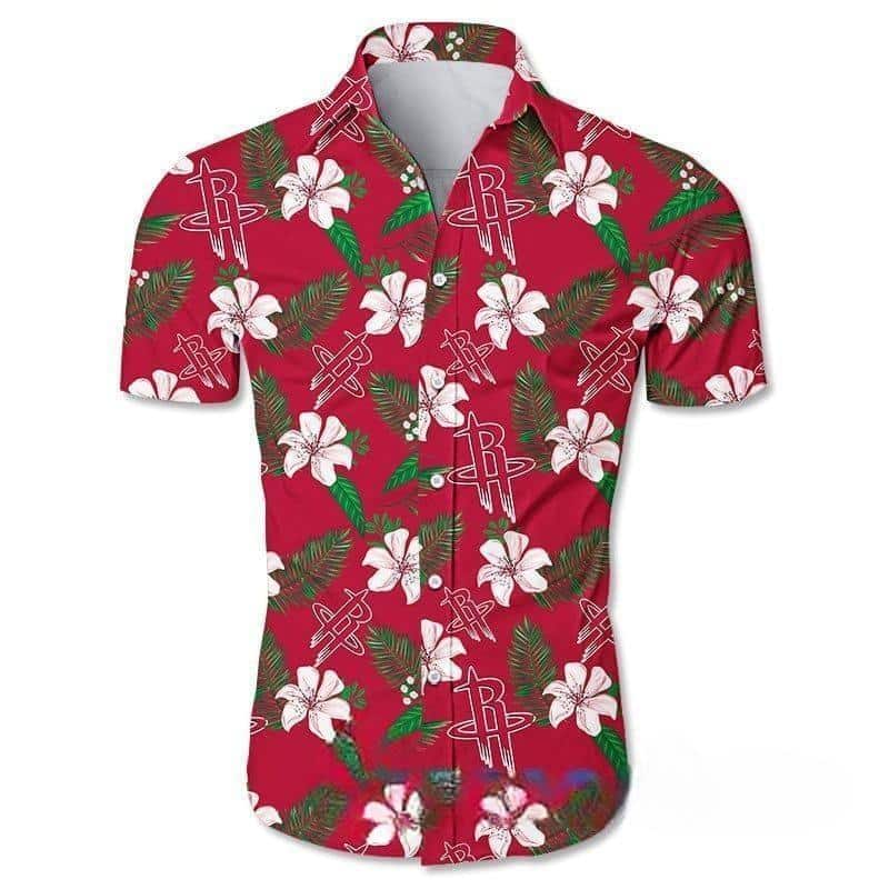 Houston Rockets Hawaiian Shirt For Basketball Lovers