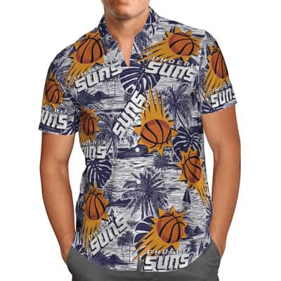 Vintage Phoenix Suns Hawaiian Shirt Birthday Gift For Basketball Players Vintage Phoenix Suns Hawaiian Shirt Birthday Gift For Basketball Players
