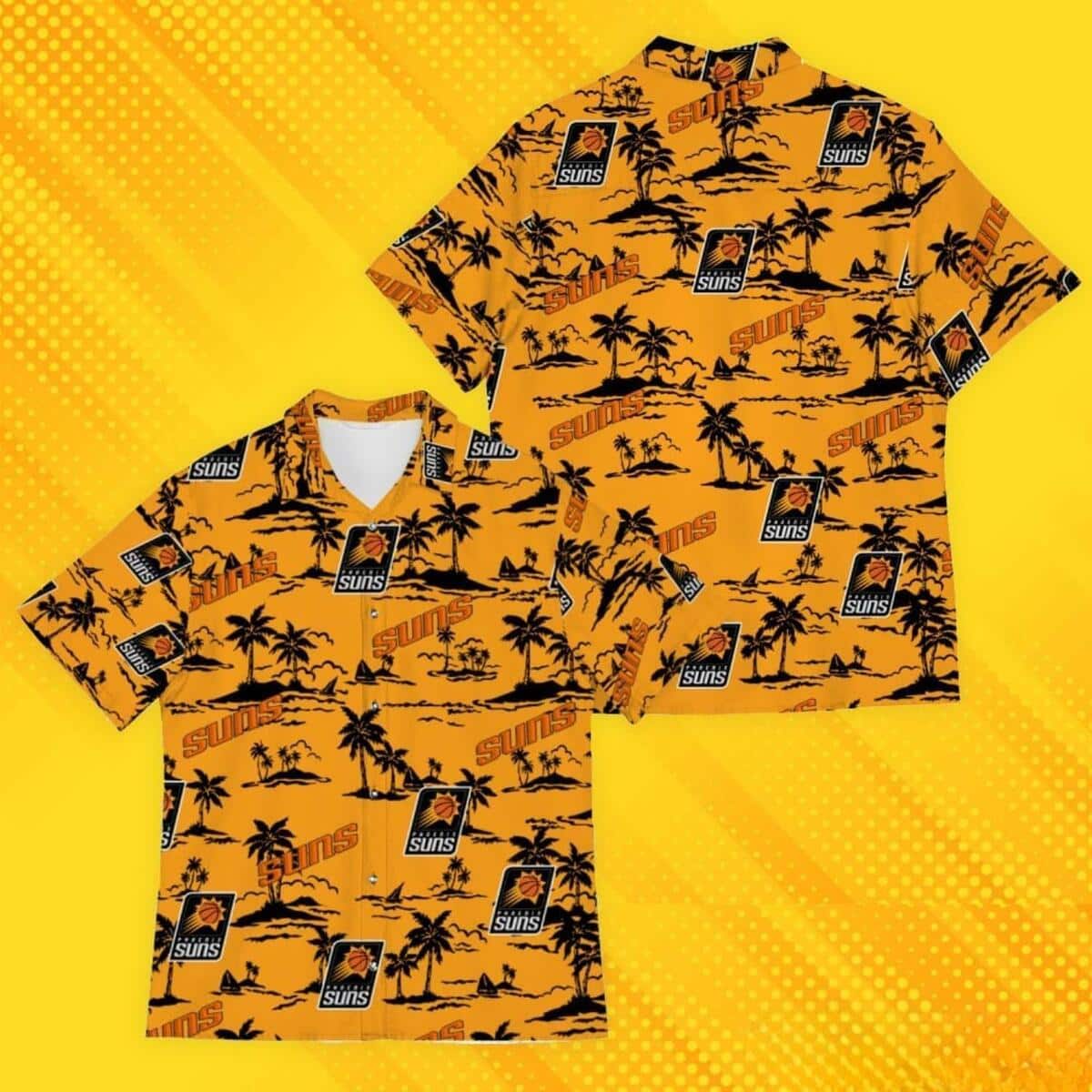 Phoenix Suns Island Pattern Hawaiian Shirt Phoenix Suns Island Pattern Hawaiian Shirt