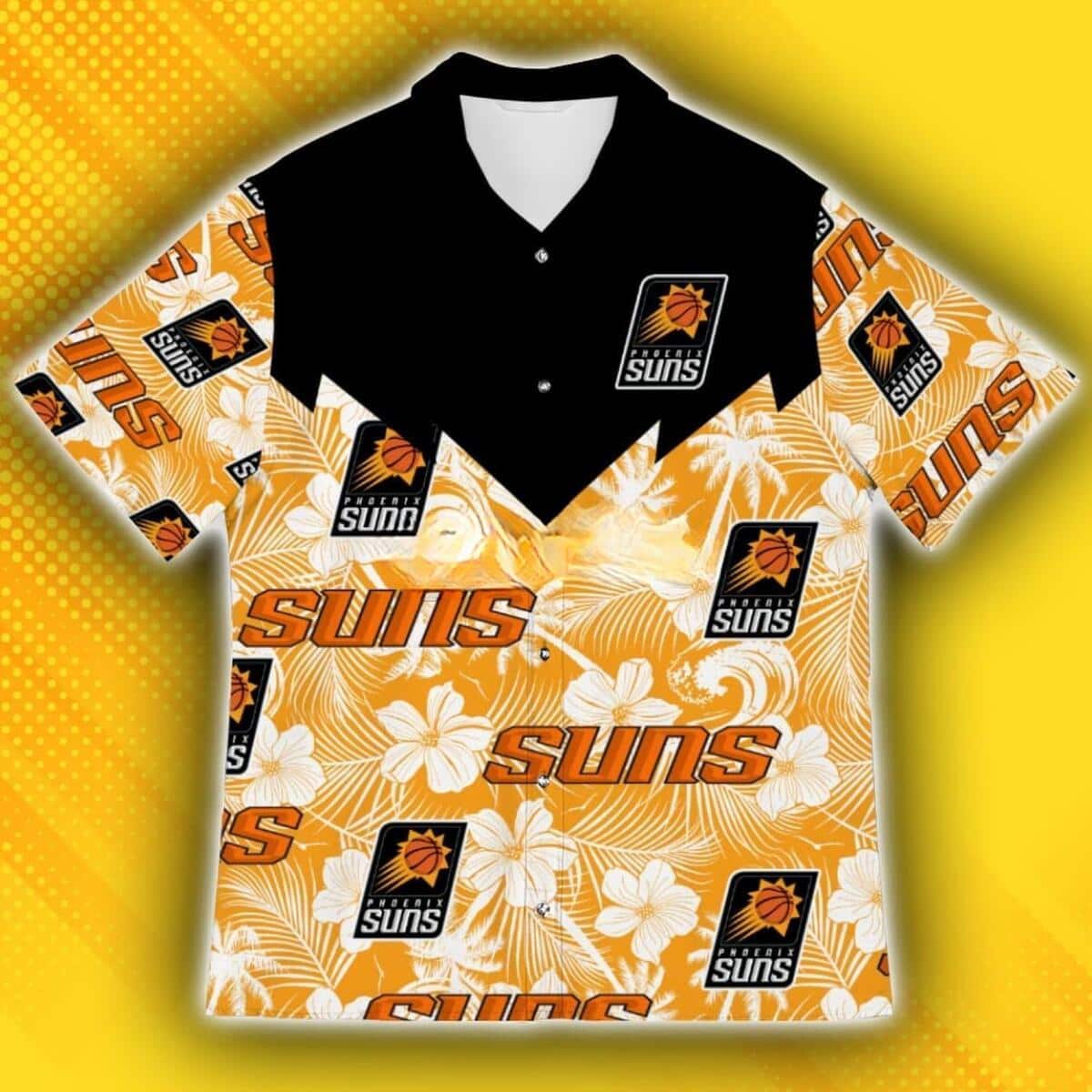 Phoenix Suns Hawaiian Shirt Hibiscus Flower For Beach Lovers Phoenix Suns Hawaiian Shirt Hibiscus Flower For Beach Lovers