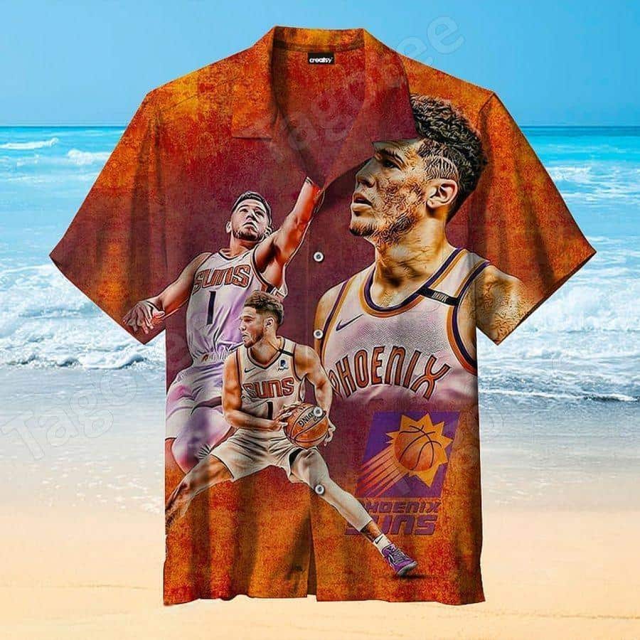 Devin Booker 1 Phoenix Suns Hawaiian Shirt Gift For Basketball Lovers Devin Booker 1 Phoenix Suns Hawaiian Shirt Gift For Basketball Lovers