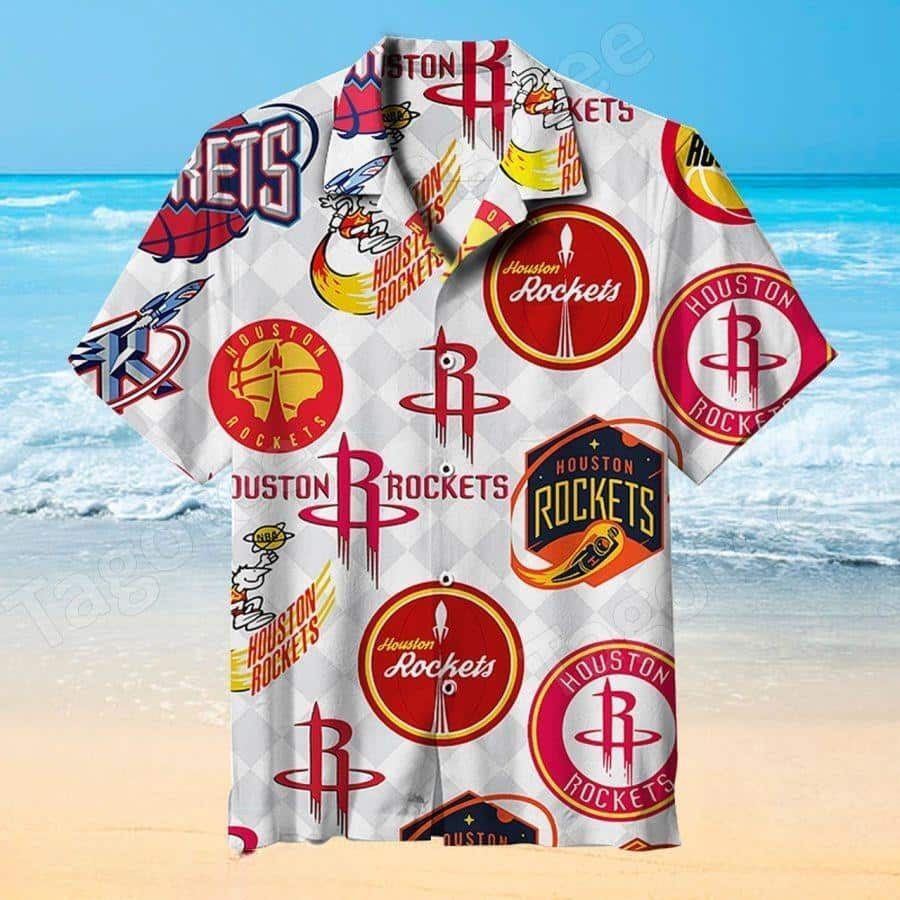 Houston Rockets Hawaiian Shirt Gift For Basketball Players Houston Rockets Hawaiian Shirt Gift For Basketball Players