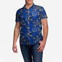 Golden State Warriors Pinecone Hawaiian Shirt