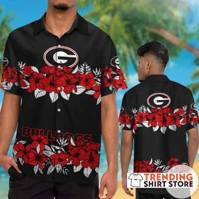 Georgia Bulldogs UGA Hawaiian Shirt Gift For Football Fans Georgia Bulldogs UGA Hawaiian Shirt Gift For Football Fans