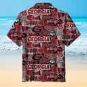 Georgia Bulldogs UGA Hawaiian Shirt Valentine's Gift For Football Lovers Georgia Bulldogs UGA Hawaiian Shirt Valentine's Gift For Football Lovers