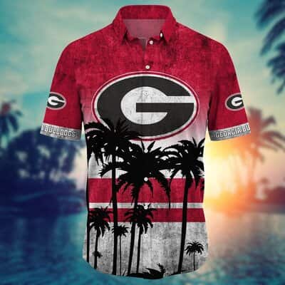 Vintage Georgia Bulldogs UGA Hawaiian Shirt Valentine's Gift For Football Lovers Vintage Georgia Bulldogs UGA Hawaiian Shirt Valentine's Gift For Football Lovers