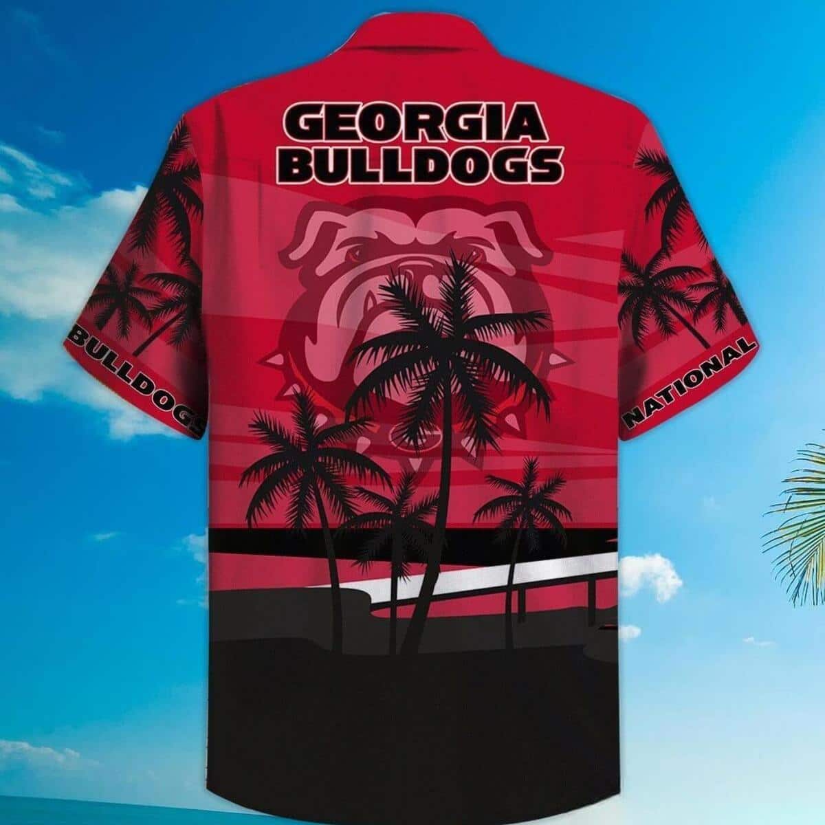 Georgia Bulldogs Champions UGA Hawaiian Shirt Valentine's Gift For Football Lovers Georgia Bulldogs Champions UGA Hawaiian Shirt Valentine's Gift For Football Lovers