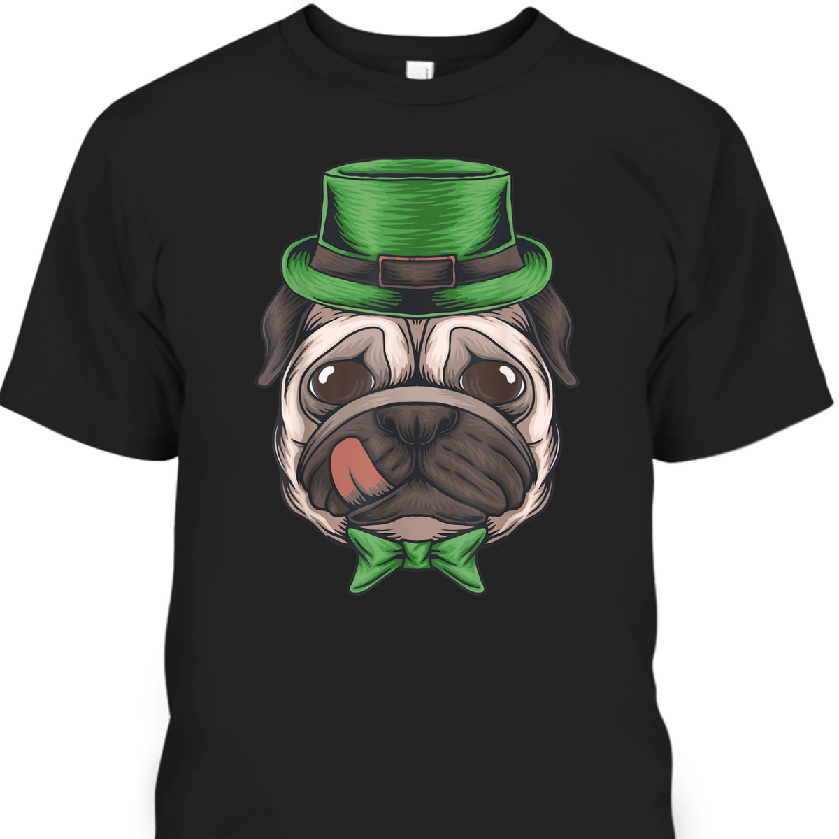 Pug Leprechaun St Patricks Day Dog Boys Men Irish Shamrock T-Shirt Pug Leprechaun St Patricks Day Dog Boys Men Irish Shamrock T-Shirt