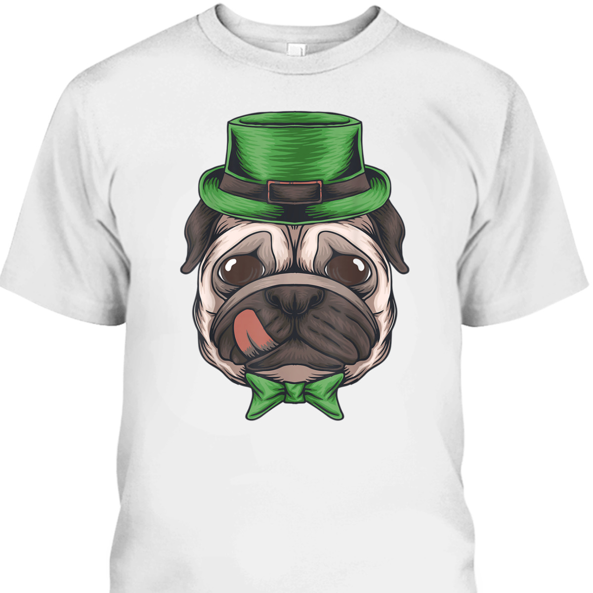 Pug Leprechaun St Patricks Day Dog Boys Men Irish Shamrock T-Shirt Pug Leprechaun St Patricks Day Dog Boys Men Irish Shamrock T-Shirt
