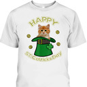 Happy St Catrick's Patrick's Day T-Shirt Gift For Cat Lovers