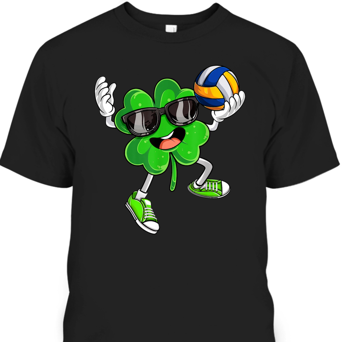 Funny Volleyball Shamrock Lucky Clover Irish St Patrick's Day T-Shirt Funny Volleyball Shamrock Lucky Clover Irish St Patrick's Day T-Shirt
