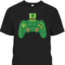 Controller Irish Gamer Boys St Patrick's Day T-Shirt
