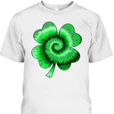 St Patrick's Day T-Shirt Irish Shamrock Tie Dye Pattern St Patrick's Day T-Shirt Irish Shamrock Tie Dye Pattern