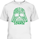 Star Wars Darth Vader Green Shamrocks St Patrick's Day T-Shirt