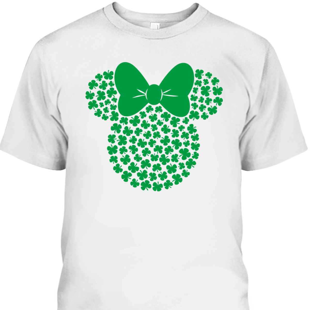 Disney Minnie Mouse Icon Green Shamrocks St Patrick's Day T-Shirt Disney Minnie Mouse Icon Green Shamrocks St Patrick's Day T-Shirt