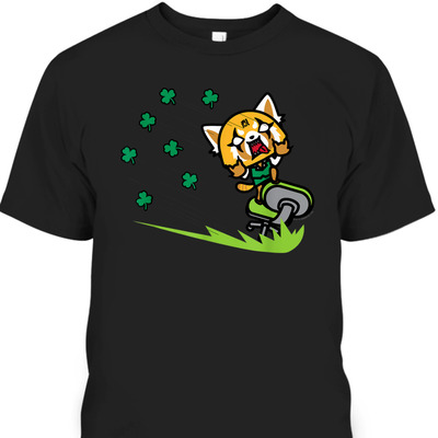 Aggretsuko Shamrock St Patrick's Day T-Shirt Aggretsuko Shamrock St Patrick's Day T-Shirt