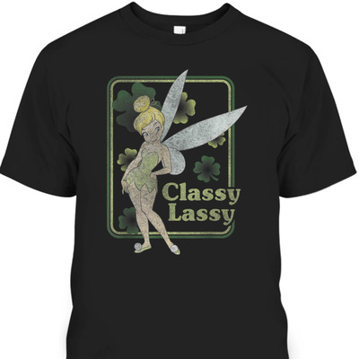 Disney Peter Pan Tinker Bell St Patrick's Day Classy Lassy T-Shirt