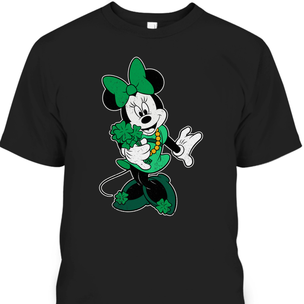 Retro Disney Shamrock Minnie Mouse St Patrick's Day T-Shirt Retro Disney Shamrock Minnie Mouse St Patrick's Day T-Shirt