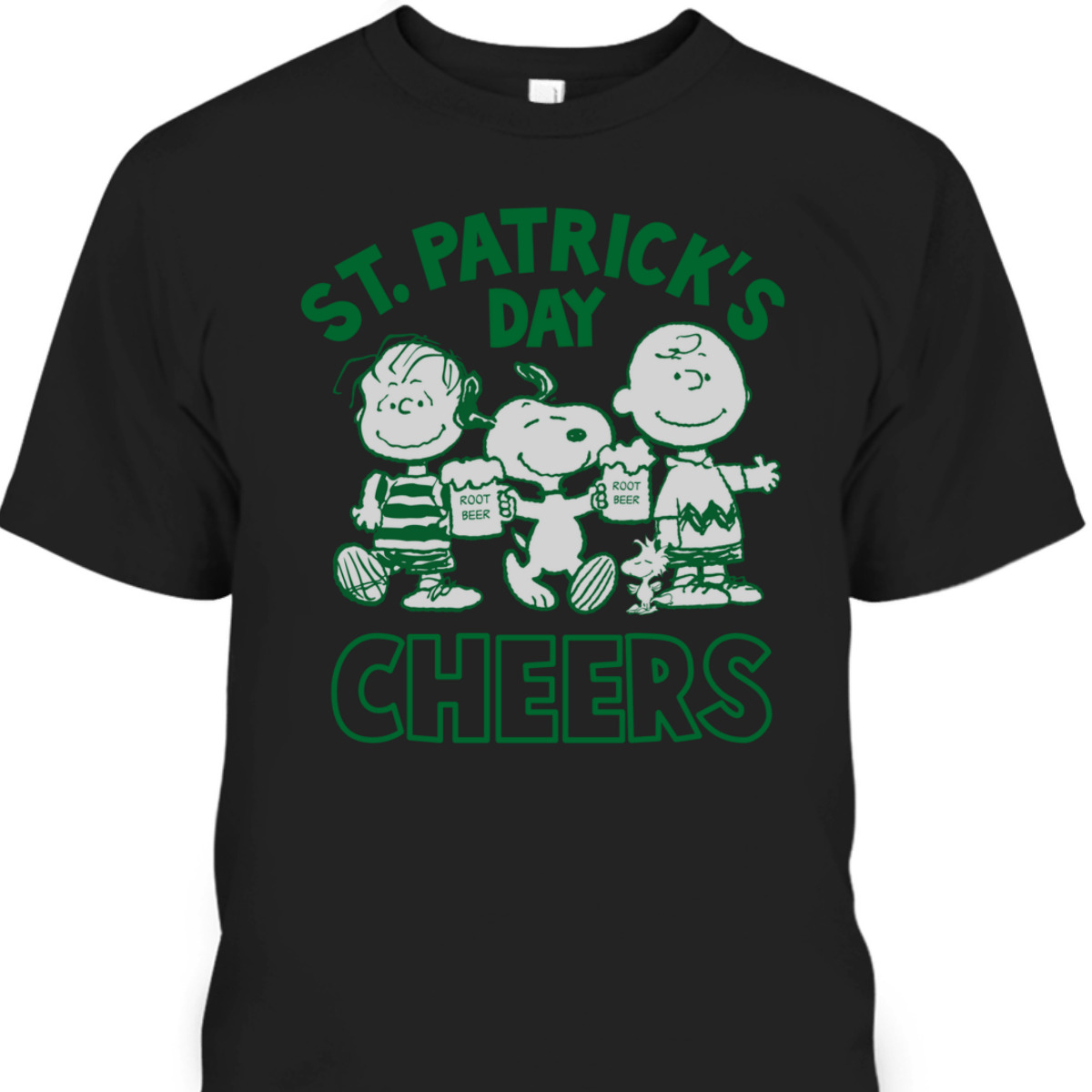 Peanuts Snoopy St Patrick's Day Charlie Brown Cheers T-Shirt Peanuts Snoopy St Patrick's Day Charlie Brown Cheers T-Shirt