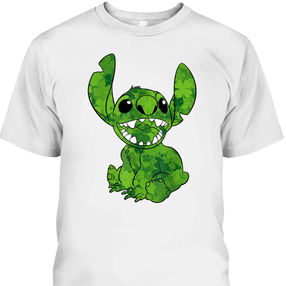 Disney Green Stitch St Patrick's Day T-Shirt Disney Green Stitch St Patrick's Day T-Shirt