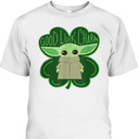 Star Wars The Mandalorian Good Luck Charm Shamrock St. Patrick's Day T-Shirt