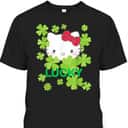 Hello Kitty Lucky Clover St Patrick's Day T-Shirt Hello Kitty Lucky Clover St Patrick's Day T-Shirt
