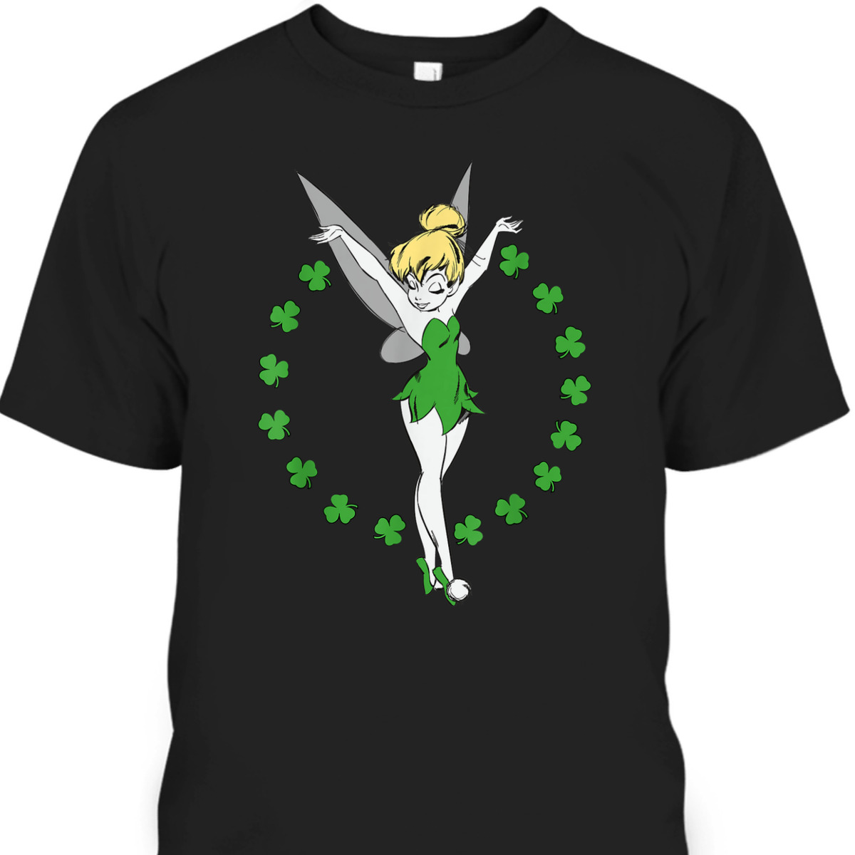Disney Tinker Bell Ring Of Shamrocks St Patrick's Day T-Shirt Disney Tinker Bell Ring Of Shamrocks St Patrick's Day T-Shirt