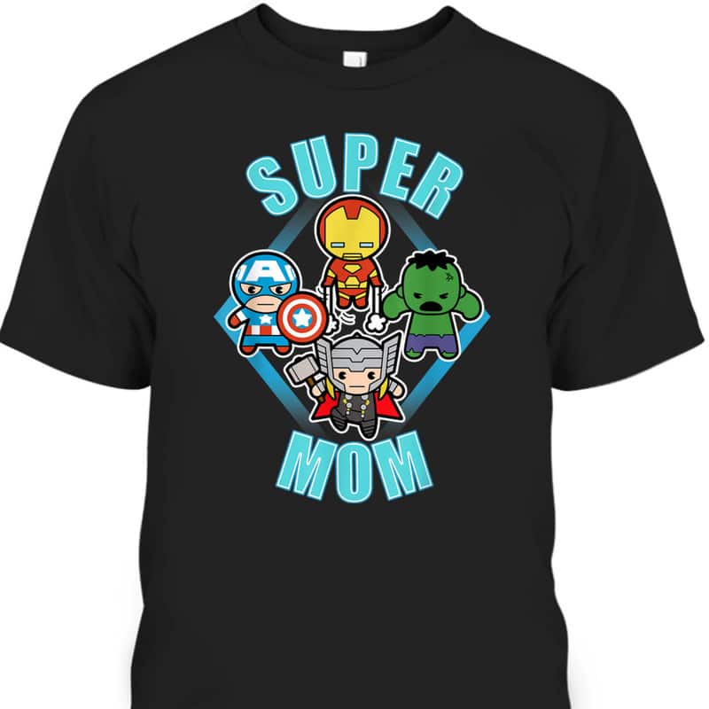 Marvel Mother's Day T-Shirt Super Mom Gift