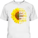 Mother's Day T-Shirt In A World Full Of Grandmas Be Mammy Sunflower