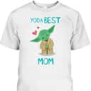 Star Wars Yoda Best Mom Hearts Mother's Day T-Shirt
