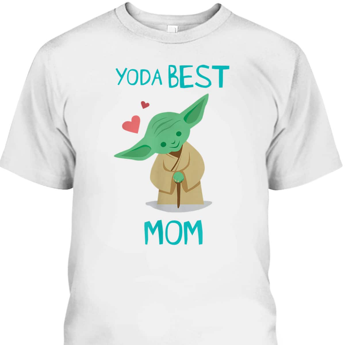 Star Wars Yoda Best Mom Hearts Mother's Day T-Shirt Star Wars Yoda Best Mom Hearts Mother's Day T-Shirt