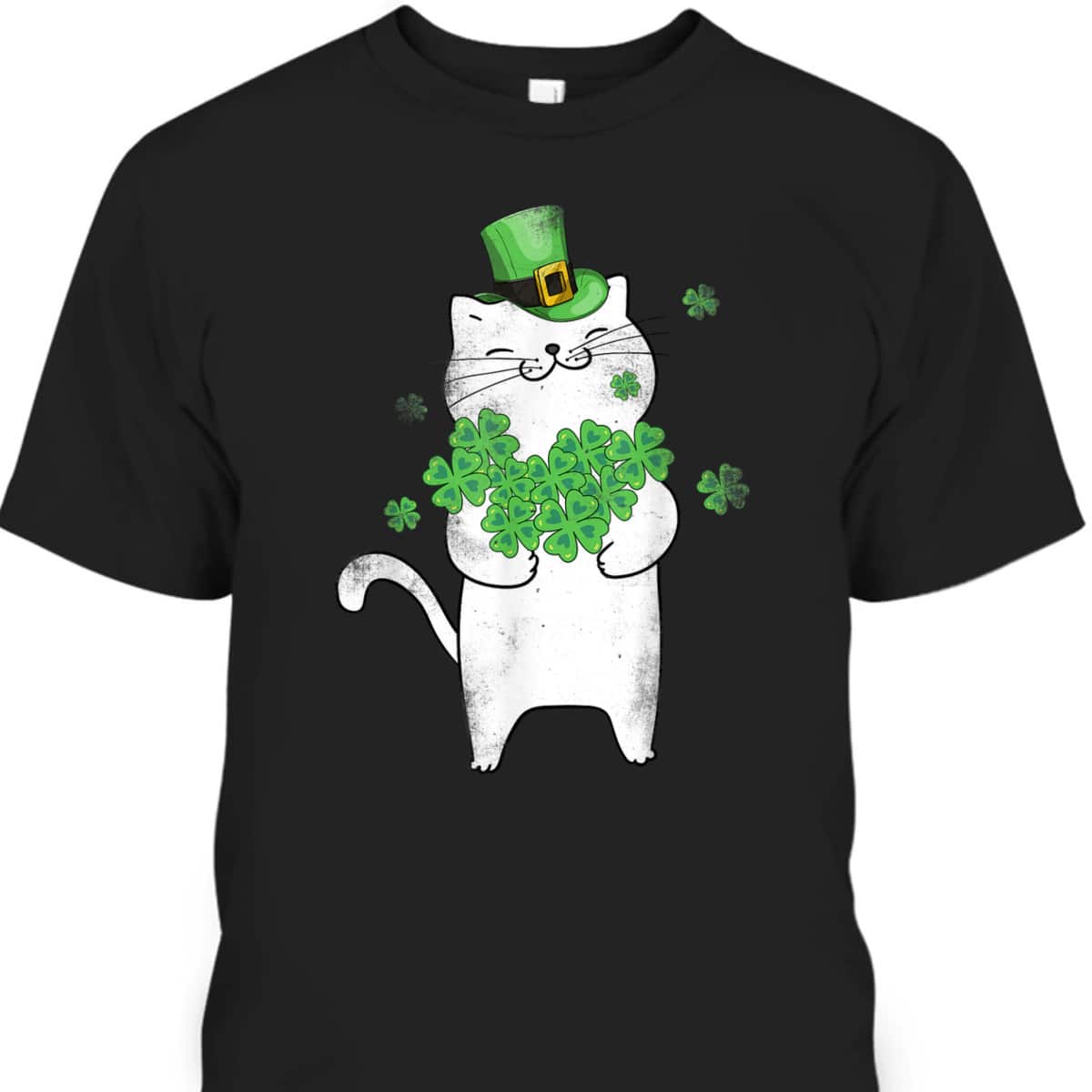 St Patrick's Day T-Shirt Cat Leprechaun Shamrock St Patrick's Day T-Shirt Cat Leprechaun Shamrock