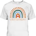 Mother's Day T-Shirt Rainbow Pattern Gift For Mom & Great-Grandma