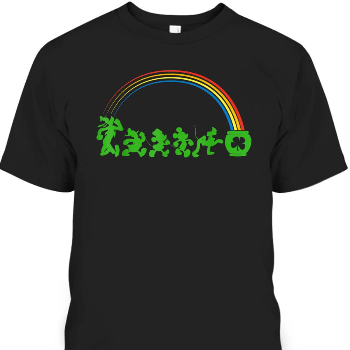 Disney Mickey And Friends Lucky Walk St Patrick's Day T-Shirt Disney Mickey And Friends Lucky Walk St Patrick's Day T-Shirt