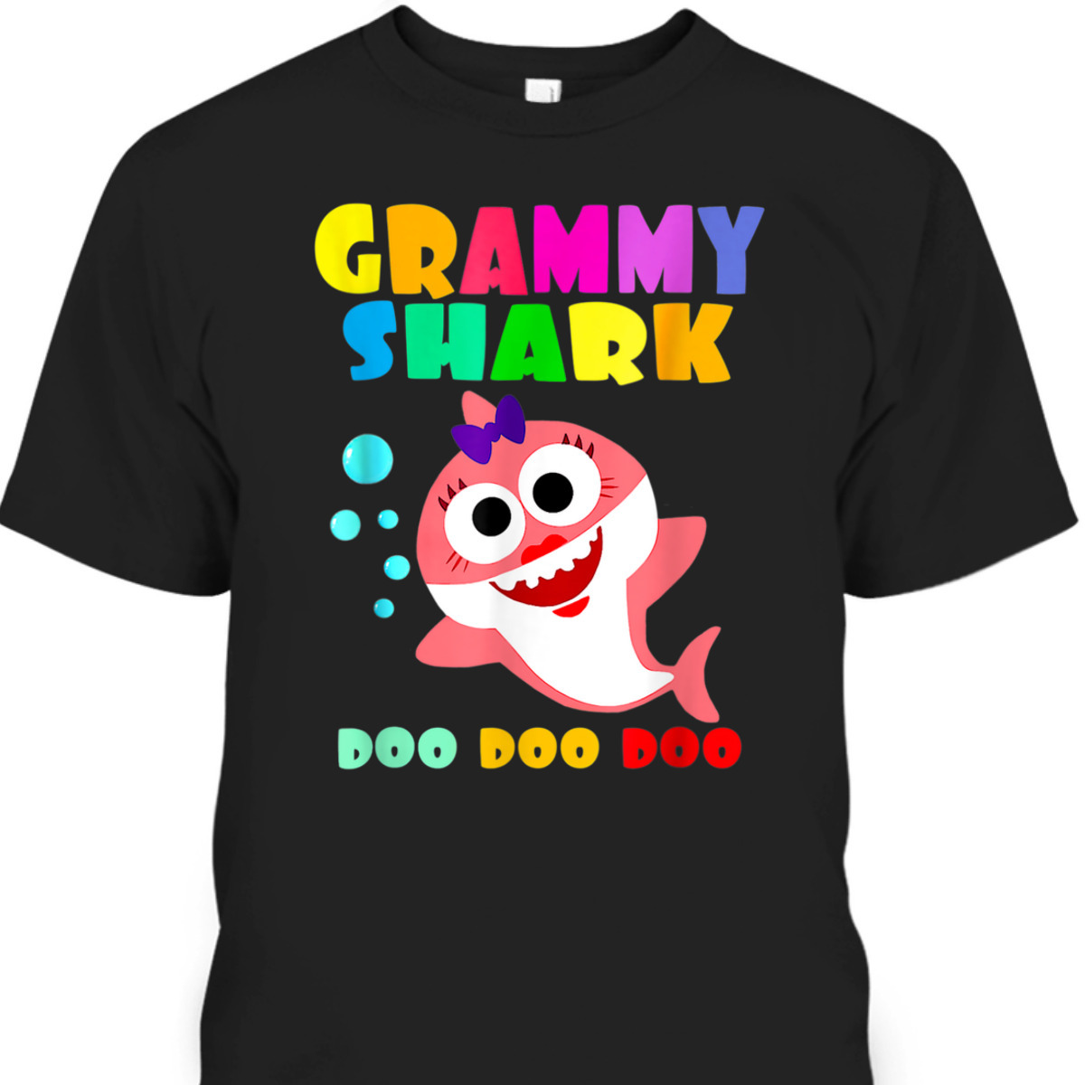 Funny Mother's Day T-Shirt Grammy Shark Doo Doo Doo Funny Mother's Day T-Shirt Grammy Shark Doo Doo Doo