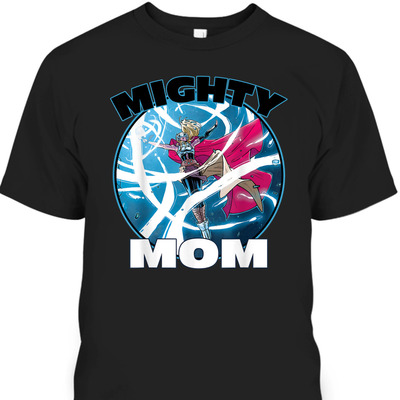 Mother's Day T-Shirt Mighty Mom Gift For Marvel Fans Mother's Day T-Shirt Mighty Mom Gift For Marvel Fans