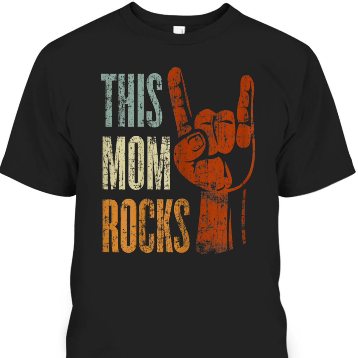 Mother's Day T-Shirt This Mom Rocks Gift For Music Lovers Mother's Day T-Shirt This Mom Rocks Gift For Music Lovers