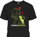 Mother's Day T-Shirt Mommasaurus Baby Dinosaur Gift For Mom From Daughter
