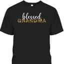 Mother's Day T-Shirt Leopard Blessed Grandma