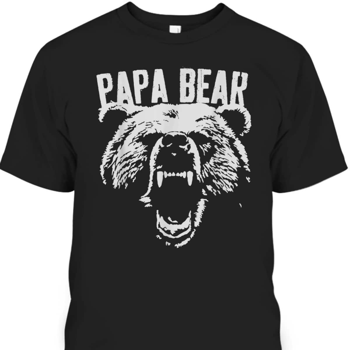 Papa Bear Father's Day T-Shirt Gift For Father-In-Law Papa Bear Father's Day T-Shirt Gift For Father-In-Law