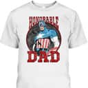 Marvel Captain America Father's Day T-Shirt Gift For Dad From Son