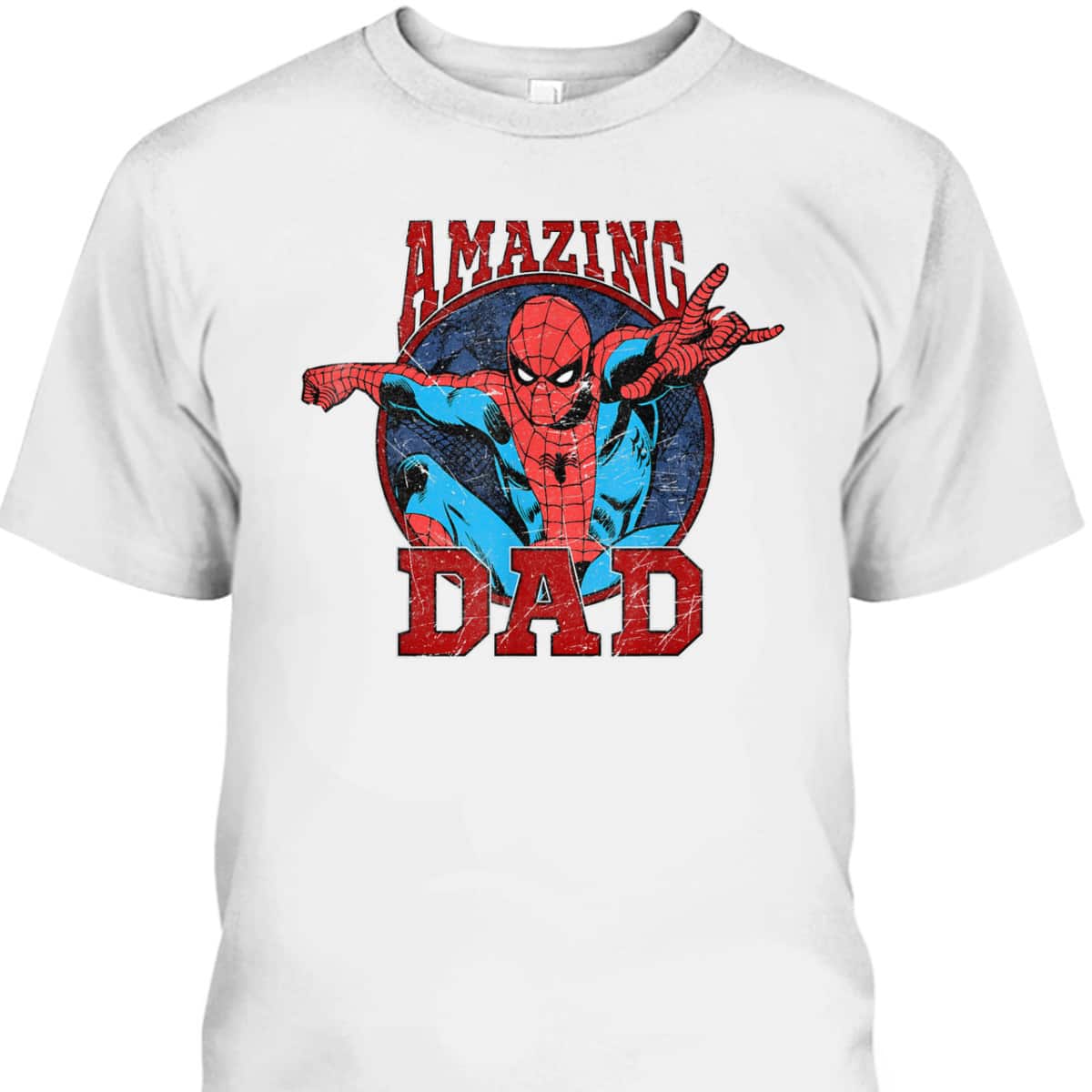 Father's Day T-Shirt Amazing Dad Spider-Man Gift For Marvel Fans Father's Day T-Shirt Amazing Dad Spider-Man Gift For Marvel Fans