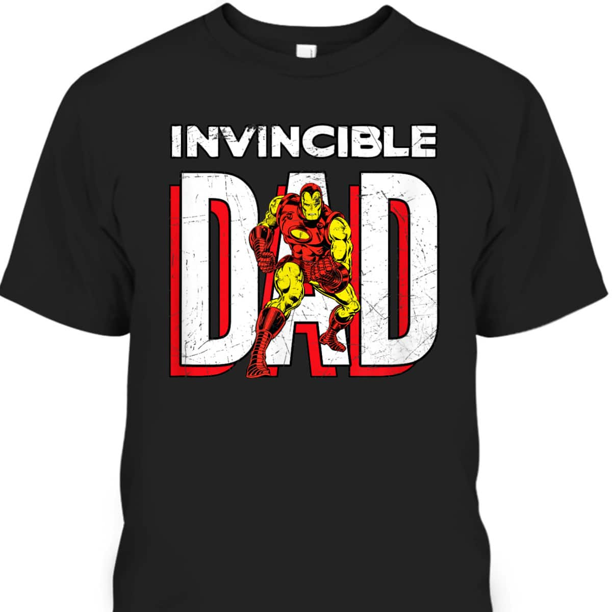 Marvel Iron Man Invincible Dad Father's Day T-Shirt