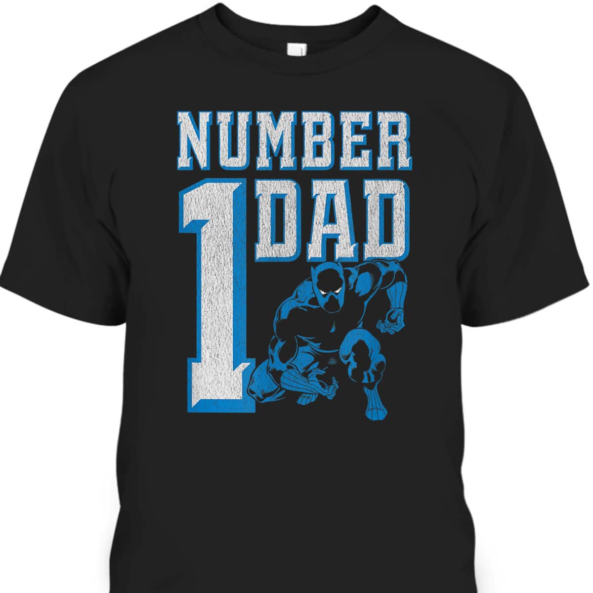 Marvel Black Panther Number 1 Dad Father's Day T-Shirt Marvel Black Panther Number 1 Dad Father's Day T-Shirt