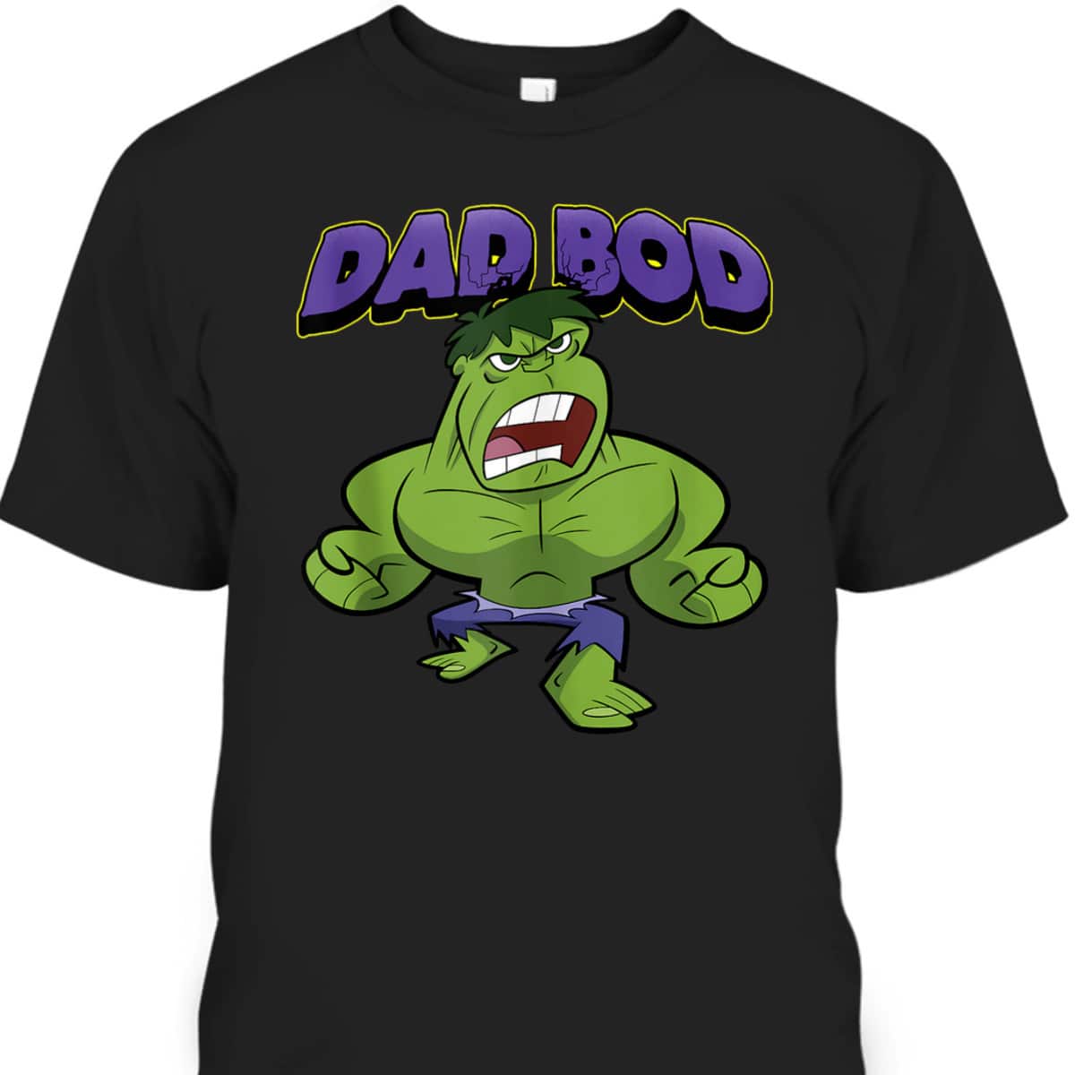 Father's Day T-Shirt Hulk Dad Bod Gift For Marvel Fans Father's Day T-Shirt Hulk Dad Bod Gift For Marvel Fans