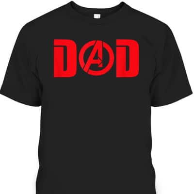 Father's Day T-Shirt Avengers Dad Gift For Marvel Fans