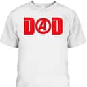 Father's Day T-Shirt Avengers Dad Gift For Marvel Fans
