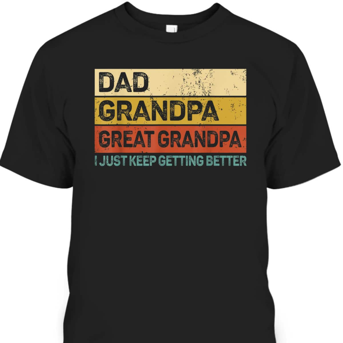 Dad Grandpa Great Grandpa Father's Day T-Shirt Grandpa Gift From Grandkid