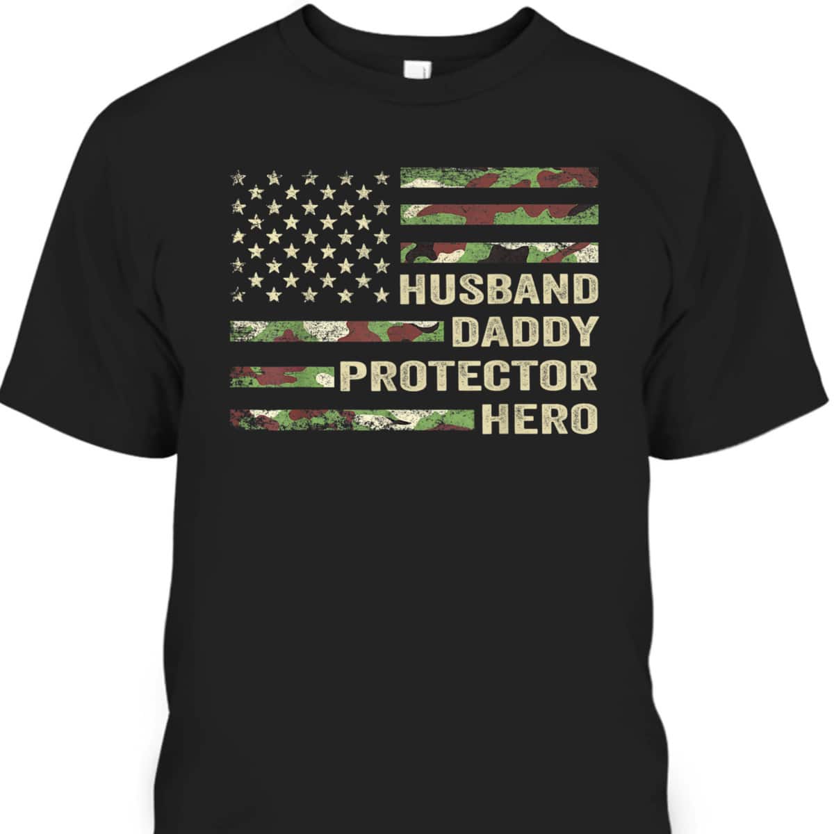 Husband Daddy Protector Hero Father's Day T-Shirt Gift For Cool Dad Husband Daddy Protector Hero Father's Day T-Shirt Gift For Cool Dad
